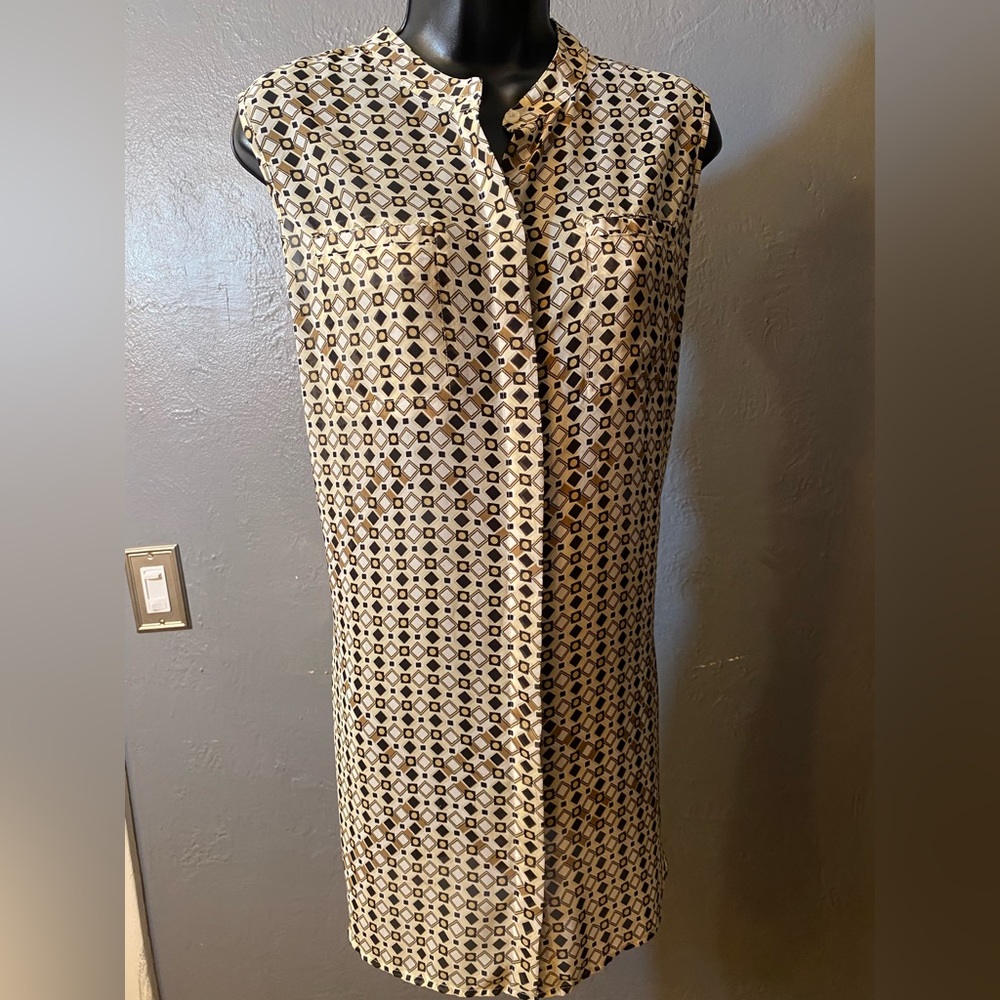 Skyes is the limit sheer sleeveless tunic
